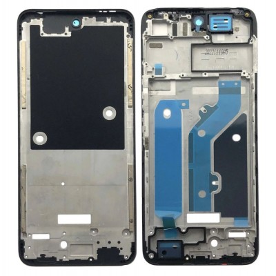 Lcd Frame Middle Chassis For Infinix Hot 12 Blue By - Maxbhi Com