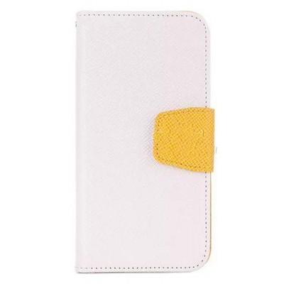 Flip Cover for Intex Aqua i2 - White