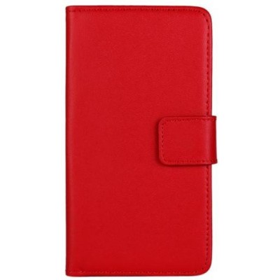 Flip Cover for Intex Aqua i7 - Red
