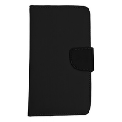 Flip Cover for Intex Aqua Kat - Black