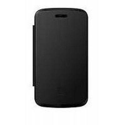Flip Cover for Intex Aqua Marvel Plus - Black