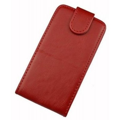 Flip Cover for Intex Aqua Superb - Red
