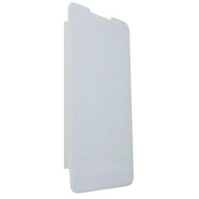 Flip Cover for Intex Aqua V4 - White
