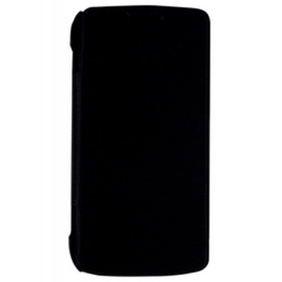 Flip Cover for Intex Aqua Wonder Quad Core - Black