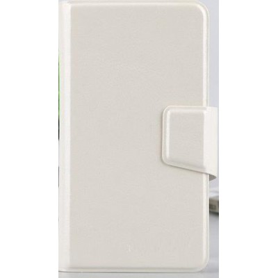 Flip Cover for Intex Crystal 3.5 - White
