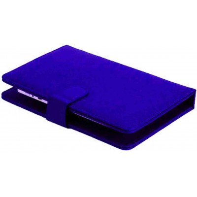 Flip Cover for Intex I-Buddy 3 - Blue