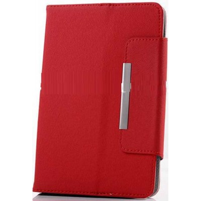 Flip Cover for Intex I-Buddy Connect 3G - Red