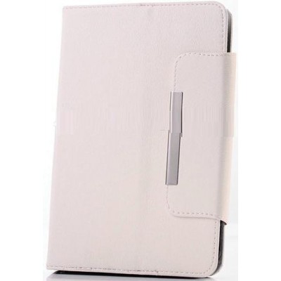 Flip Cover for Intex I-Buddy Connect 3G - White