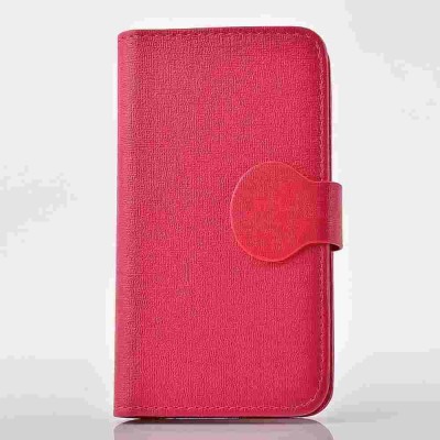 Flip Cover for Intex IN 6660 V.DO Touch - Pink