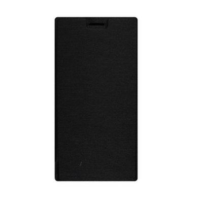 Flip Cover for Intex Power Plus - Black