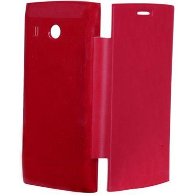 Flip Cover for Karbonn A16 - Red