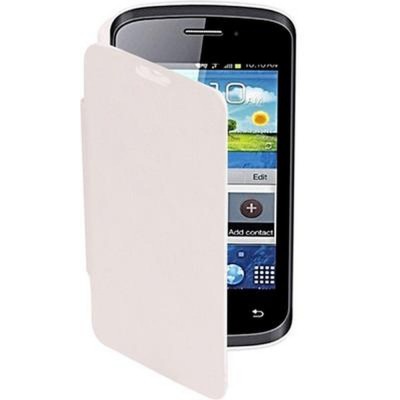 Flip Cover for Karbonn A3 - White