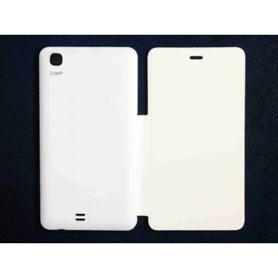 Flip Cover for Karbonn A4 - White