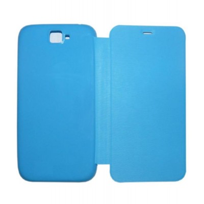 Flip Cover for Lava Iris 356 - Blue