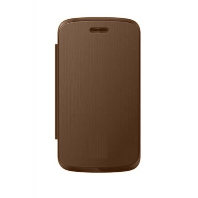 Flip Cover For Ismart Is402 Gravity X2 Brown - Maxbhi.com
