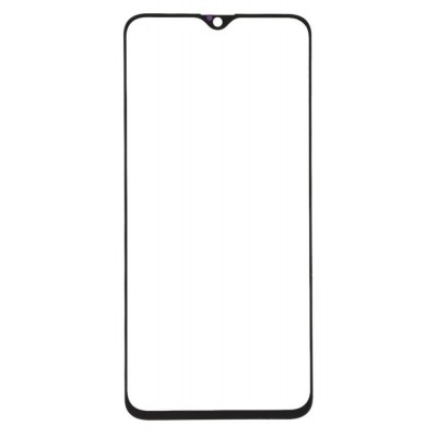 Replacement Front Glass For Oppo R17 Black By - Maxbhi Com