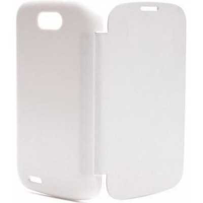 Flip Cover for Karbonn Smart A26 - White