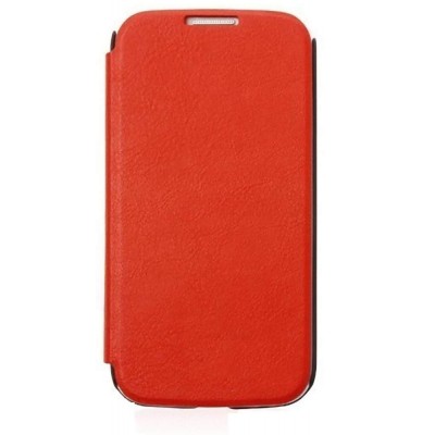 Flip Cover for Lava Iris 400Q - Red