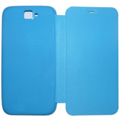 Flip Cover for Lava Iris 402e - Blue