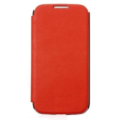 Flip Cover for Lava Iris 504q+ - Red