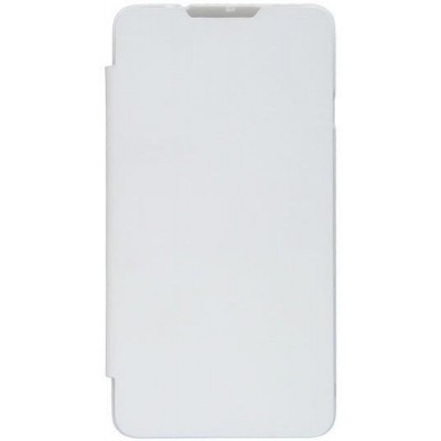 Flip Cover for Lava Iris 550Q - White