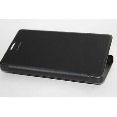 Flip Cover for Lava Iris Fuel 50 - Black