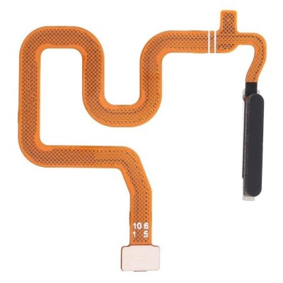 Fingerprint Sensor Flex Cable For Realme 6 Pro Black By - Maxbhi Com