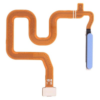 Fingerprint Sensor Flex Cable For Realme 6 Pro Blue By - Maxbhi Com