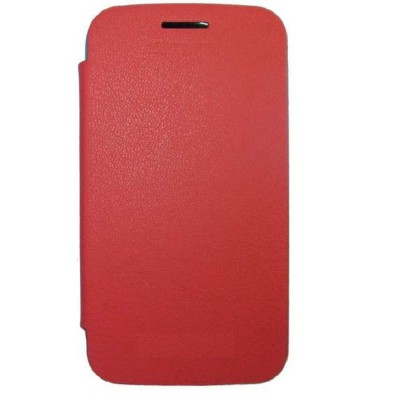 Flip Cover for Lava Discover 135 - Red