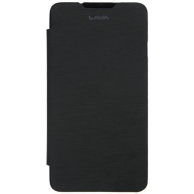 Flip Cover for Lava Discover 136S - Black