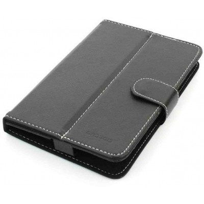 Flip Cover for Lava E-Tab Connect Plus - Black