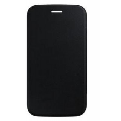 Flip Cover for Lava Iris 355 - Black