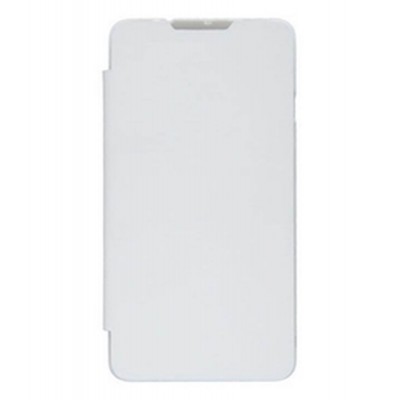 Flip Cover for Lava Iris 414 - White