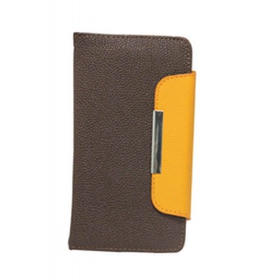 Flip Cover for Lava Magnum X604 - Brown