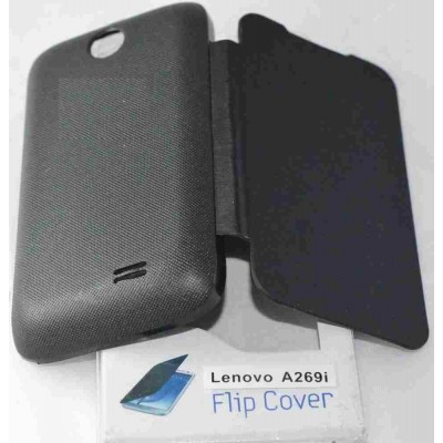 Flip Cover for Lenovo A269i - Black
