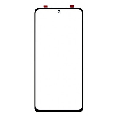 Replacement Front Glass For Xiaomi Redmi Note 10 Black By - Maxbhi Com