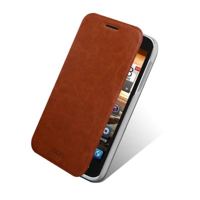 Flip Cover for Lenovo A859 - Brown