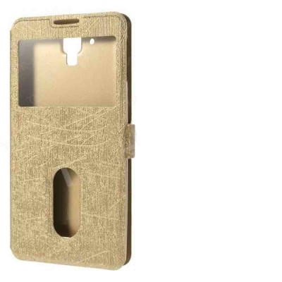 Flip Cover for Lenovo Golden Warrior S8 - Golden