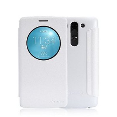 Flip Cover for LG D722 - Silk White