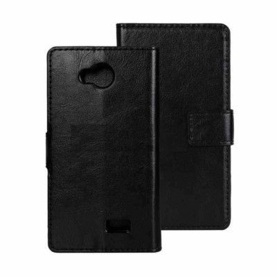 Flip Cover for LG F60 Dual D392 with Dual SIM - Black