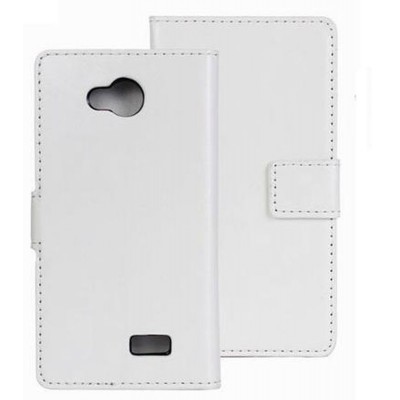 Flip Cover for LG F60 Dual D392 with Dual SIM - White