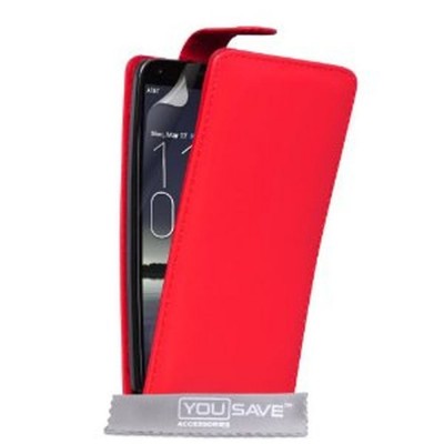 Flip Cover for LG G Flex D955 - Red