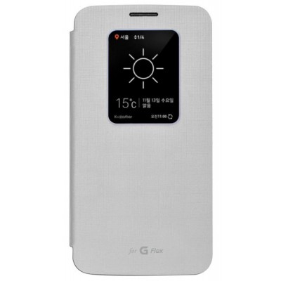 Flip Cover for LG G Flex - White
