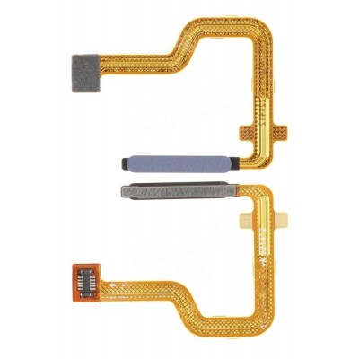 Fingerprint Sensor Flex Cable For Motorola Moto G62 5g White By - Maxbhi Com