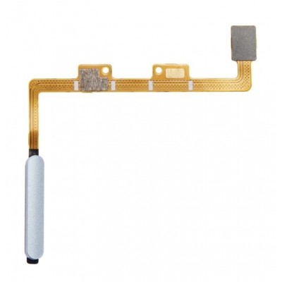 Fingerprint Sensor Flex Cable For Motorola Edge 20 Pro Silver By - Maxbhi Com