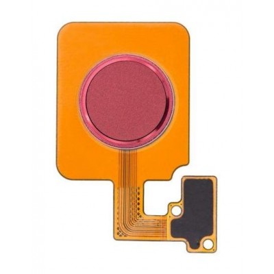 Fingerprint Sensor Flex Cable For Lg V40 Thinq Red By - Maxbhi Com