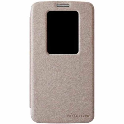 Flip Cover for LG G2 D802 - Gold