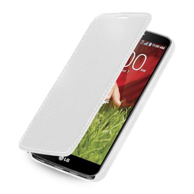 Flip Cover for LG G2 mini D618 with Dual SIM - Lunar White