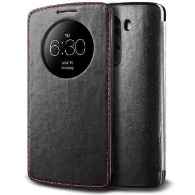 Flip Cover for LG G3 D850 - Metallic Black