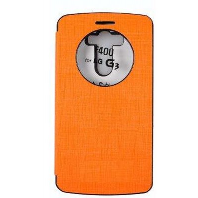 Flip Cover for LG G3 Prime - Orange